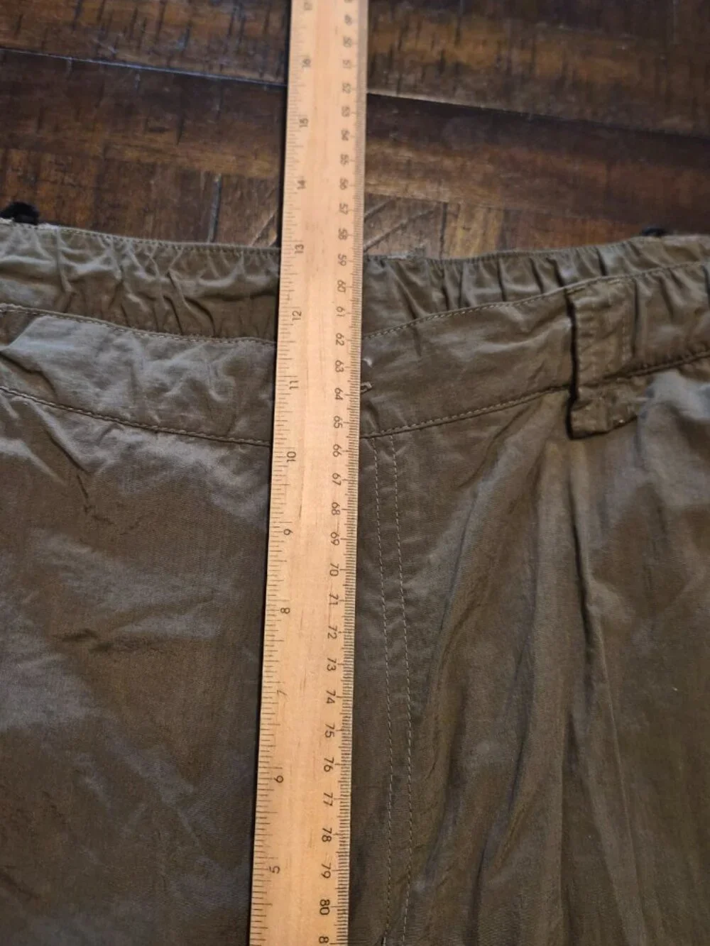 The North Face Cargo Pants Men XL Brown Nylon Convertible Shorts Hiking G085